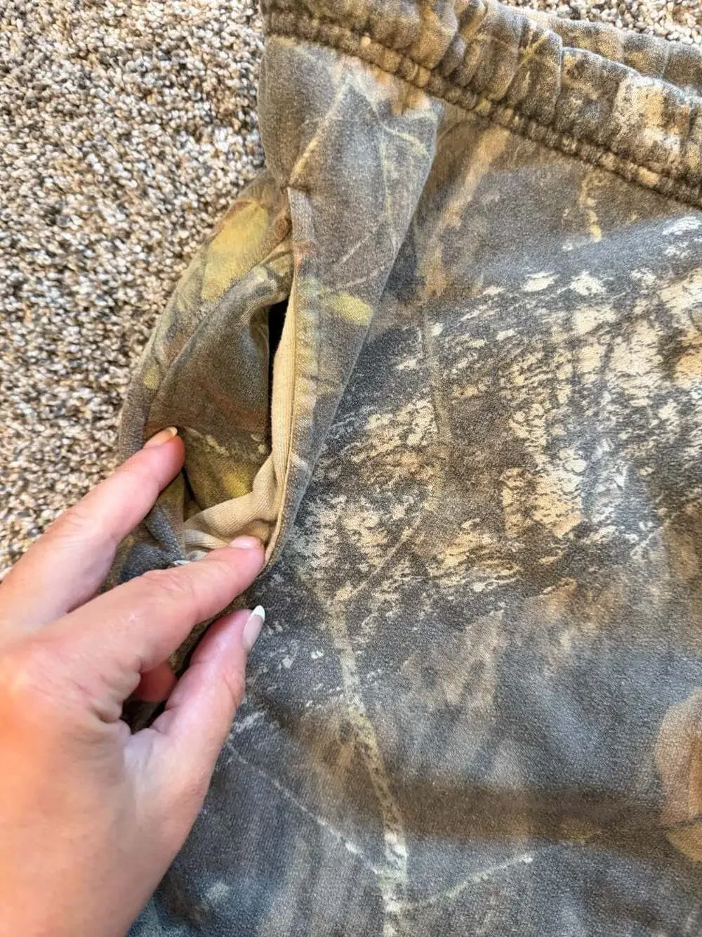 Jerzees Outdoors Realtree Camo Fleece Sweatpants Size XL